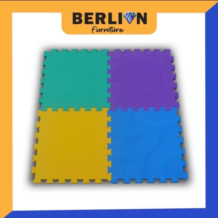 Terlaris Evamat matras / Puzzle alas lantai Uk 60x60 cm Tebal 2 cm isi 2 pcs / Alas bermain anak /
