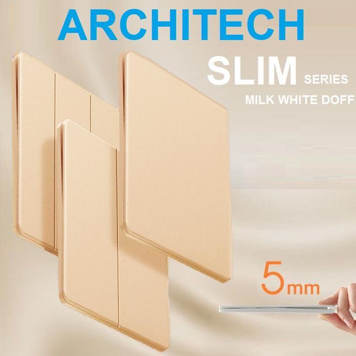Saklar Listrik / Saklar Lampu Architech Elegante V20 / Saklar Mewah / Saklar Gold / Saklar New