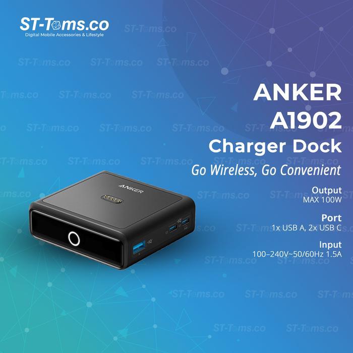 NEW PORODUK ANKER 100W CHARGING BASE FOR ANKER PRIME POWER BANK CHARGING USB A USB C FAST CHARGING -