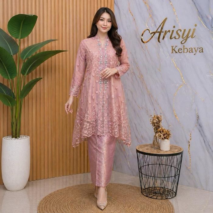 Sale- Kebaya Kartini Tunik Payet Jahit Set Songket Kebaya Modern (Twt)