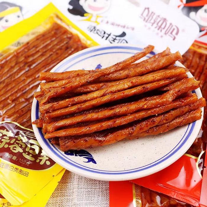 [Bpom] Wulama Latiao Halal Cemilan Snack China Vegetarian 100Gr Termurah