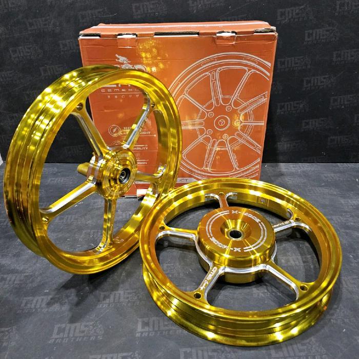 Velg Velek CMG Honda Beat Scoopy Vario 110 X-Mode X Mode 505 R14 P5 Gold