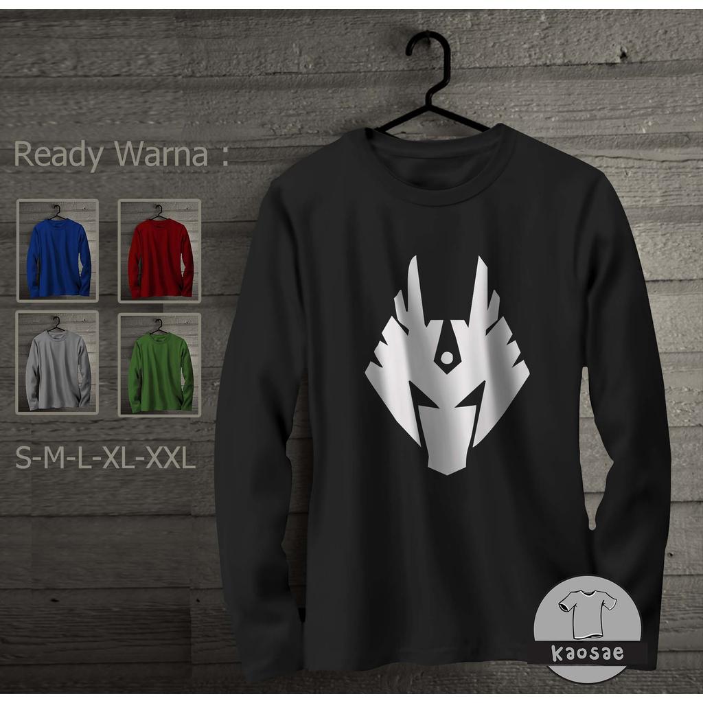 Kaos Kamen Rider Ryuki Tangan Panjang Kaos Distro