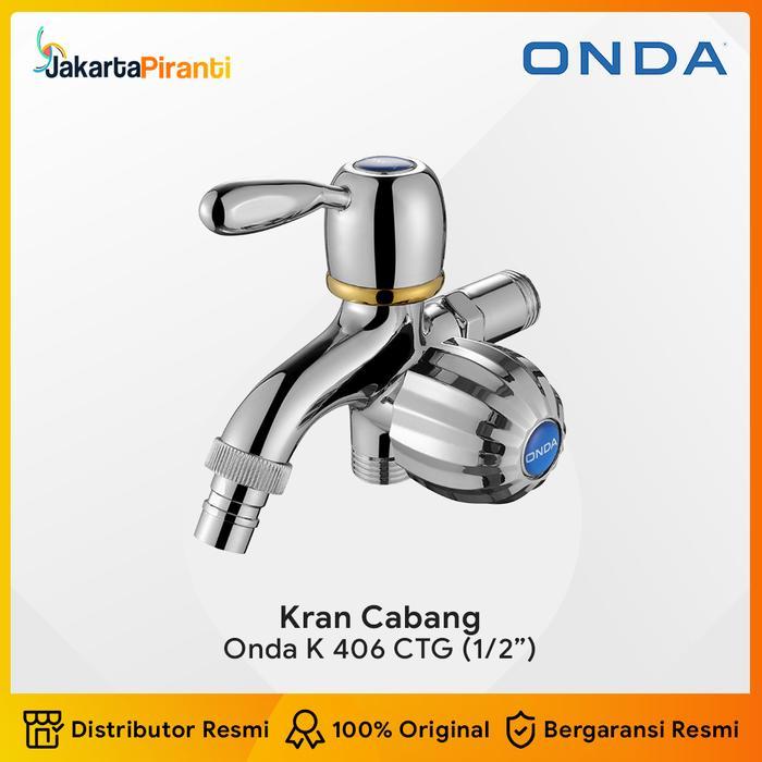 Kran Cabang Onda Ukuran 1/2". Keran Air Untuk Mesin Cuci Dan Shower
