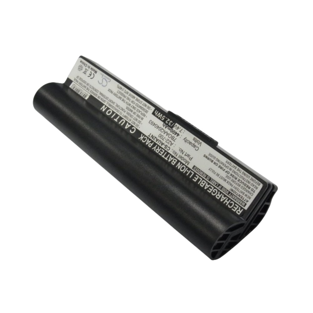 Li-ion Notebook, Laptop Battery for Asus 7.4V, 4400mAh Compatible Model: Eee PC 701C, Eee PC 8G XP