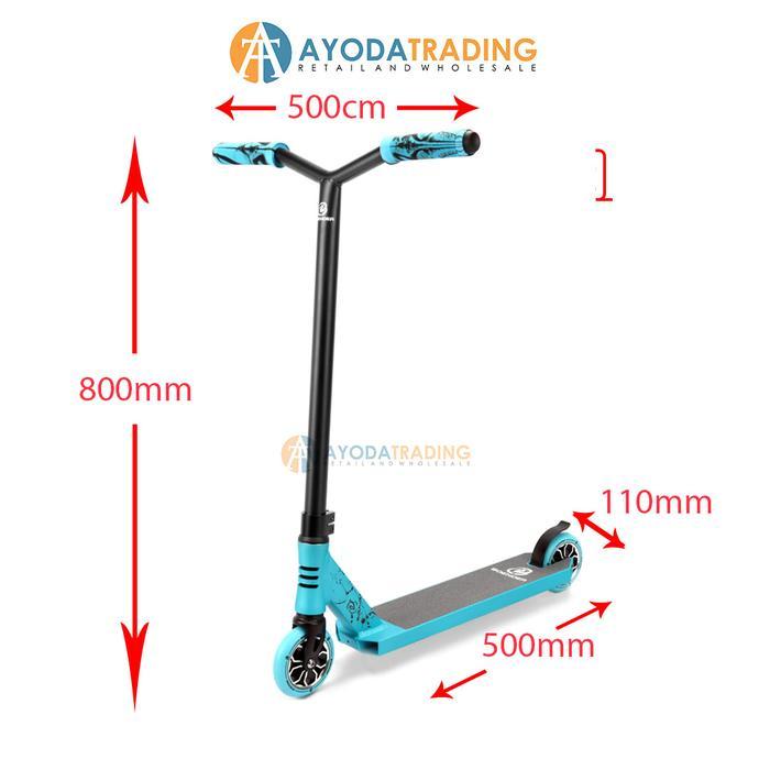 Limit Freestyle Scooter LMT66 Pro Otopet - Biru Muda