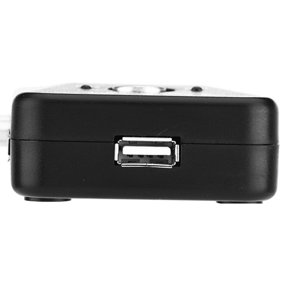 2 Port USB 2.0 KVM Switcher USB 2.0 VGA Interface VGA Manual Switch Box Plug and Play KVM VGA Manual