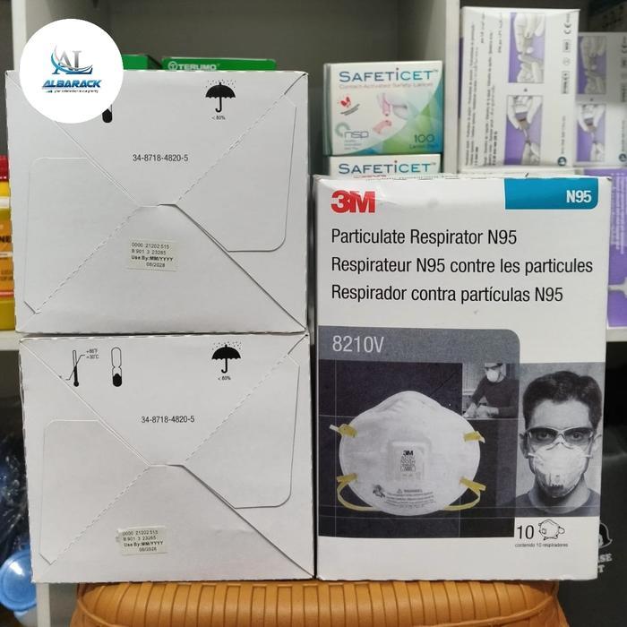 [] Masker 3M 8210V Original isi 10psc