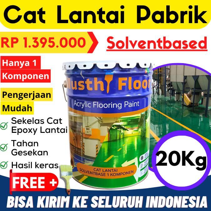 Cat Lantai Pabrik Cat Lantai Gudang Solventbase Sekelas Epoxy 20 Kg