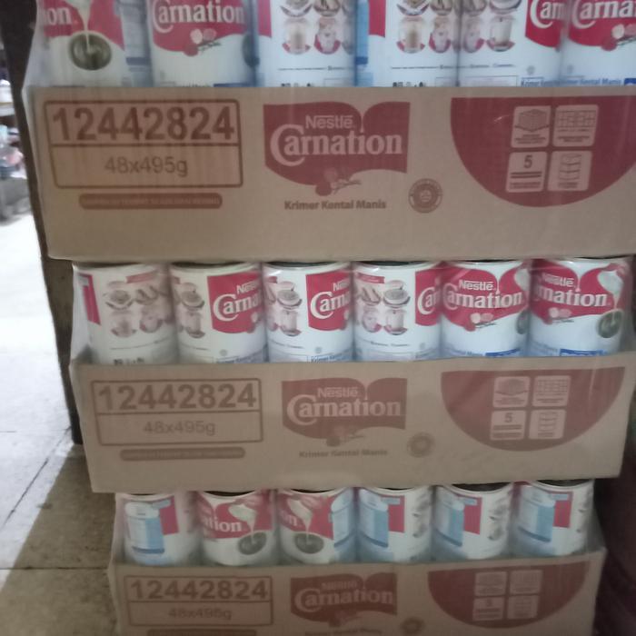 Carnation Susu Kental Manis 495 Gr 1 Karton 48 Kaleng