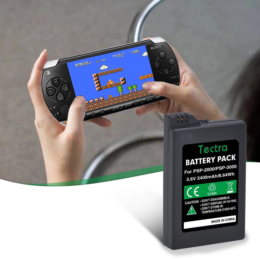 10Pcs 2400mAh Rechargeable Lithium Battery for Sony PSP-S110, PSP 2000 Slim 3000 Series PSP-2001