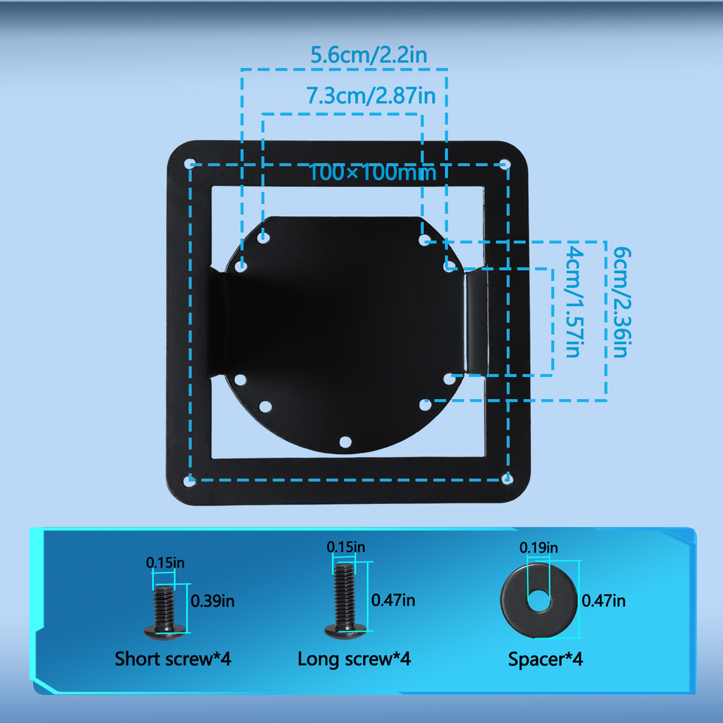 Odyssey G7 G8 G9 Vesa Mount Adapter For Samsung G65B G75T G77T G70A G75NB CJ890 CRG9 CHG70 CHG90
