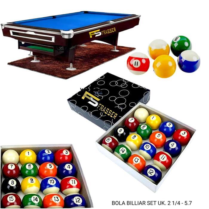 Readyyy Frasser Bola Biliar Bola Billiard Bola Bilyar Premium Bola Belgi Bola Premier Belgium