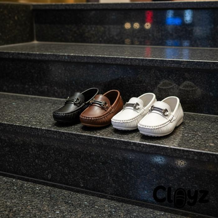 Bata Kids - CTS SHB451 Fashion Sepatu Pantofel Anak Laki Laki Sepatu Slip On Anak Cowok size 20-23