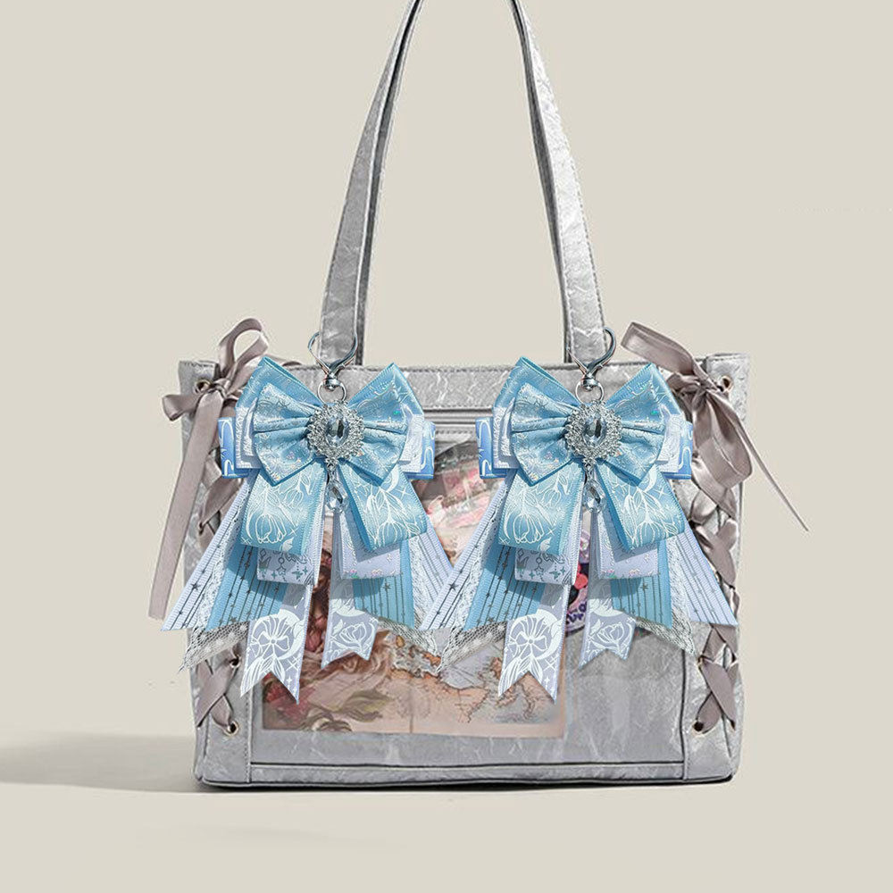 Itabag Decoration Pendant Itabag Accessories Ribbon Bow Lolita Style Accessories DIY Decoration Cute