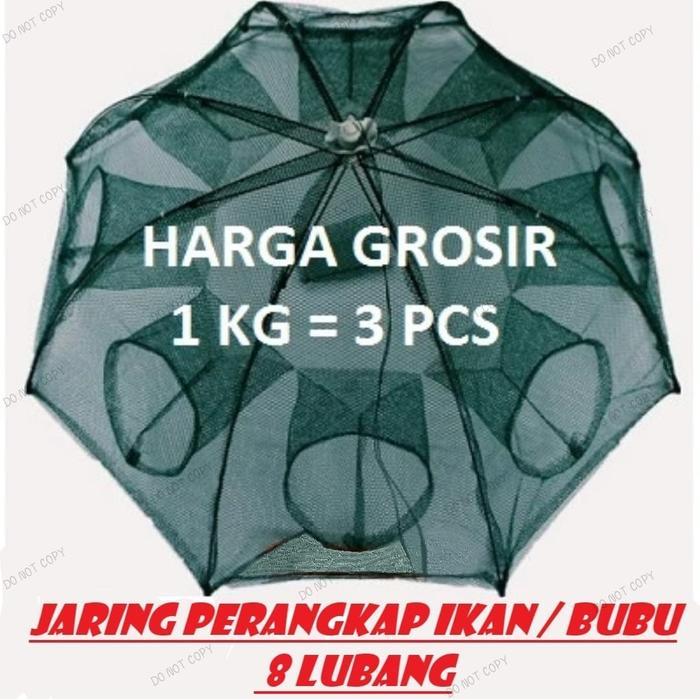 Perangkap Ikan / Bubu Ikan / Jaring Ikan Udang Hexagonal 12 Lubang