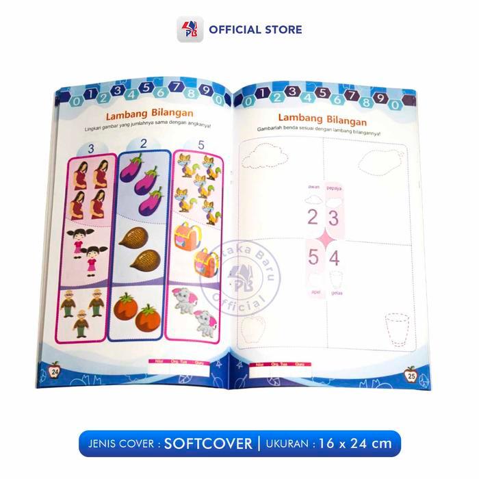 Buku Matematika Anak Seri Anak Genius : Pintar Matematika Untuk TK A Dan B / SANGKALA - SKL