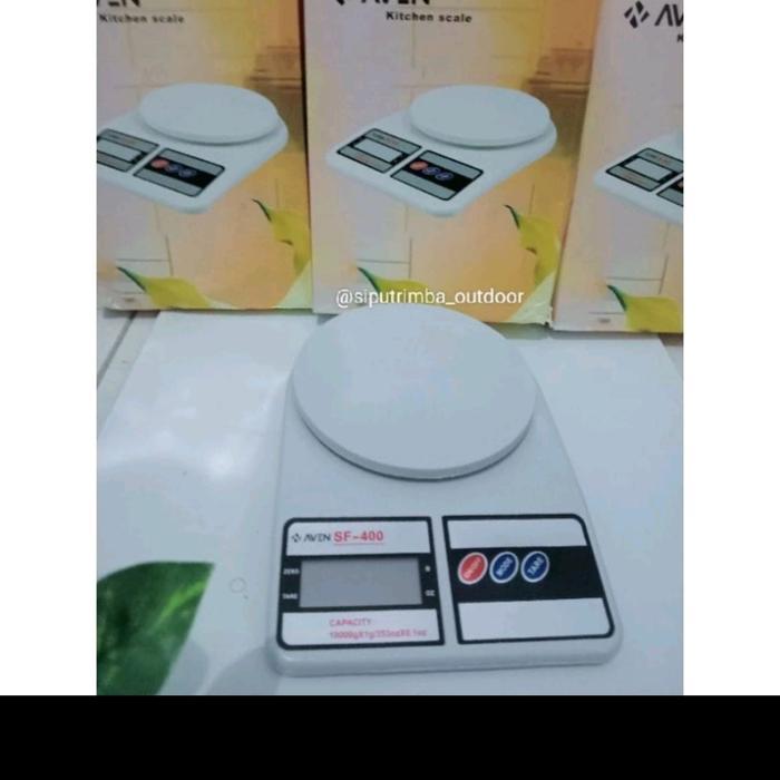 Timbangan Dapur digital SF400 20kg Free BATERAI kapasitas kue tepung
