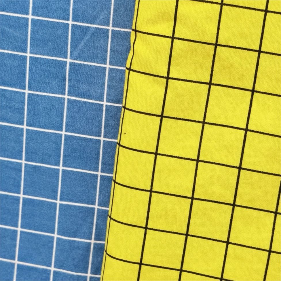 Kain Katun Jepang Tiles Gingham Original Premium – Motif Kotak Gingham Klasik Meteran 1 Meter