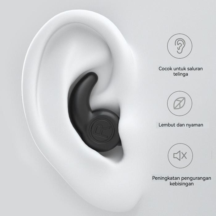 Earplug Silikon untuk Tidur Peredam Suara Nyaman/Earplug 3 Lapis Earplug Silikon Nano Peredam