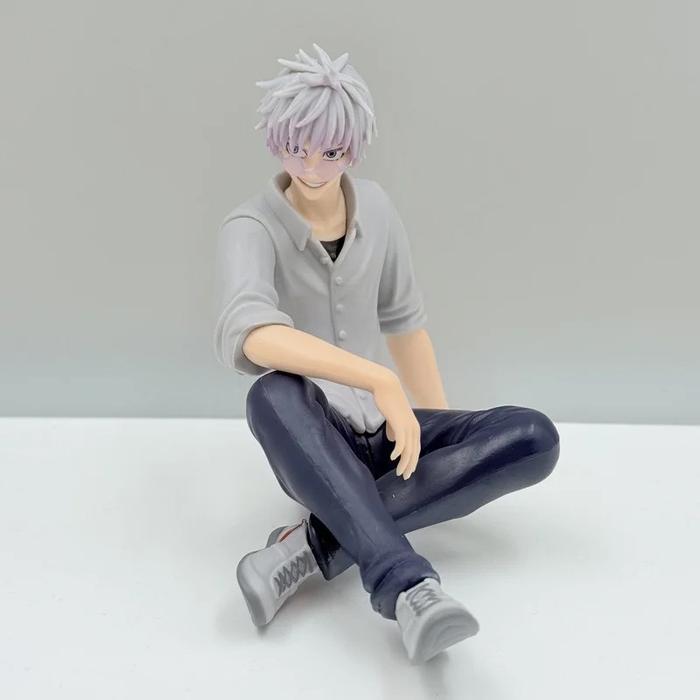 Gojo Satoru Geto Suguru Sitting Jujutsu Kaisen Action Figure PVC
