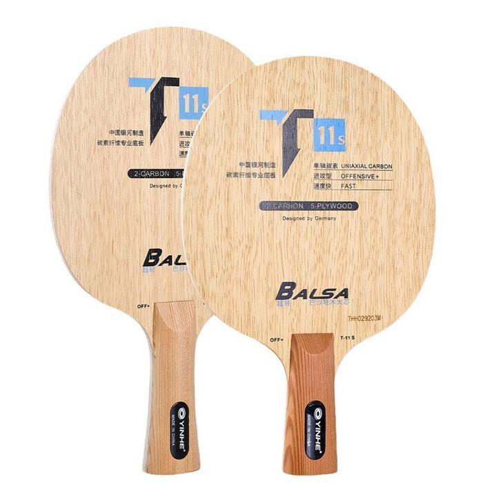 Yinhe T11s - Kayu Blade Bet Pingpong Tenis Meja Yinhe T11-s T-11s T 11 s Original dengan Balsa dan
