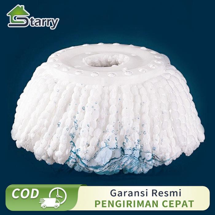 Refill Spin Mop Pencuci Otomatis 13Cm Refill Mop Refill Kain Pel Spin Mop