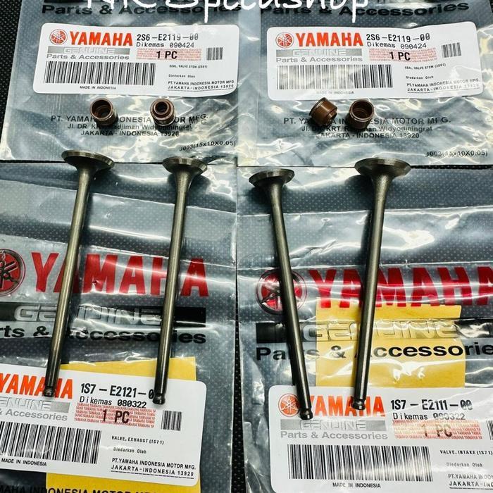 KLEP SET PAYUNG KLEP + SEAL KLEP 4PCS VIXION LAMA VIXION NEW JUPITER MX OLD JUPITER MX NEW MX KING