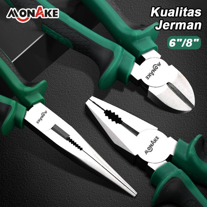 Krisbow - German Cutting Pliers 8 Tang Potong Kombinasilancip 6~8 Inch / Peralatan Perkakas Tangan