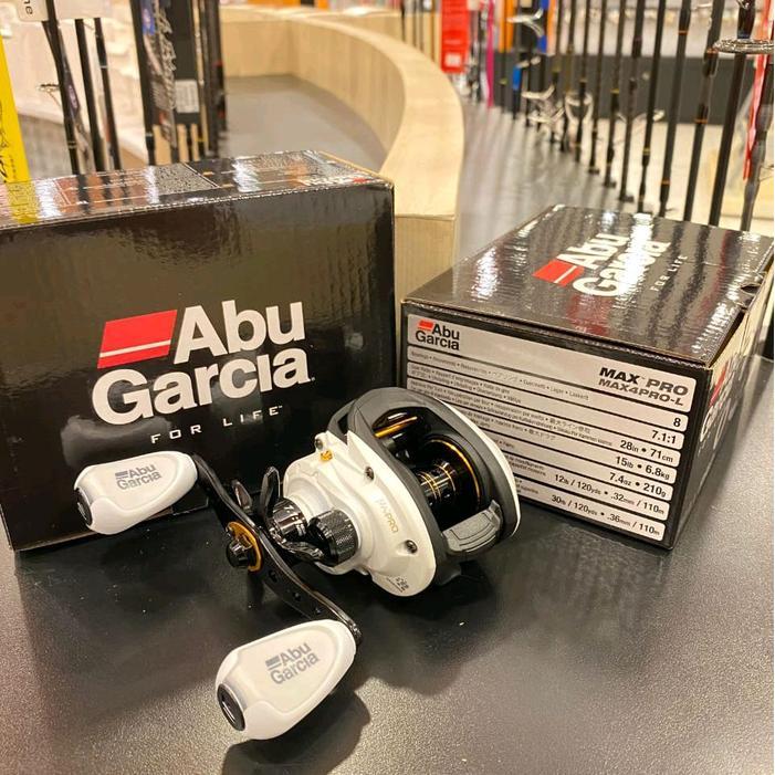 REEL BAIT CASTING ABU GARCIA MAX PRO LEFT HANDLE NEW REEL BC REEL PANCING REEL MURAH REEL CASTING