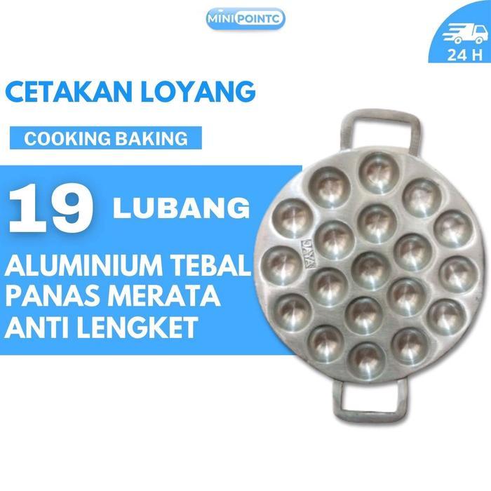 Cetakan 19 Lubang Peyek Koin Kacang - Set Cetakan Pentol Telur Mini Food Grade - Cetakan Pentol