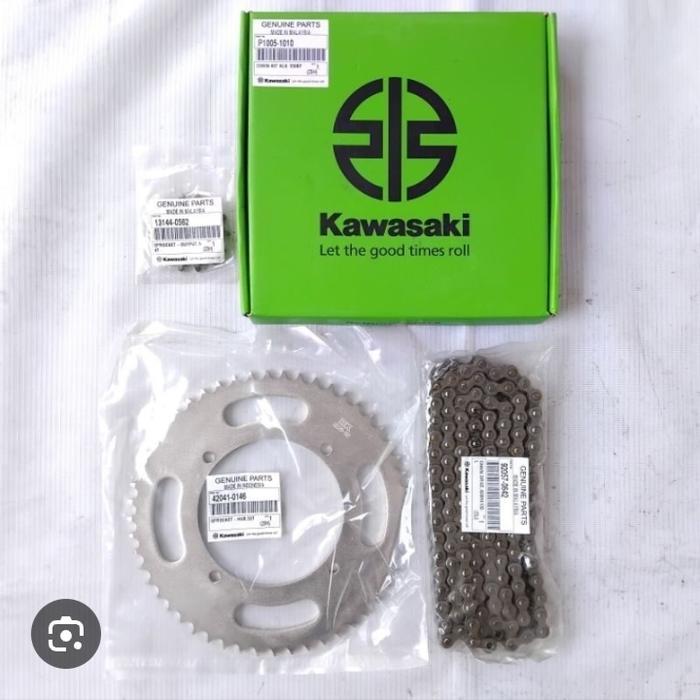 Gir Set Gear Set Komplit Klx 150 Bf Klx150 Bf Original Kawasaki