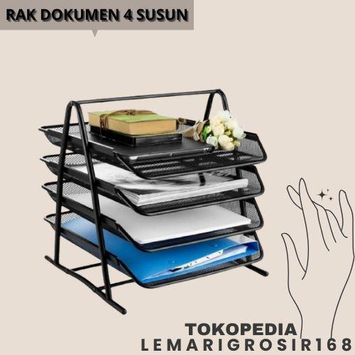 RAK DOKUMENTASI BESI 4 SUSUN / TRAY BESI 4 SUSUN