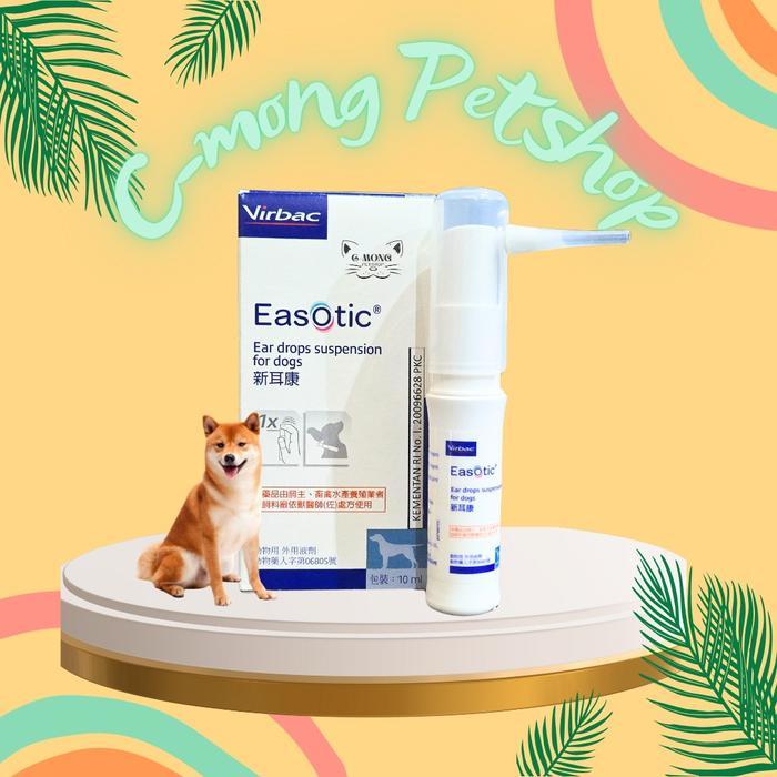 Easotic 10ml Virbac Tetes Telinga Dog Anjing Anti Jamur / Bakteri / Otitis Eksterna
