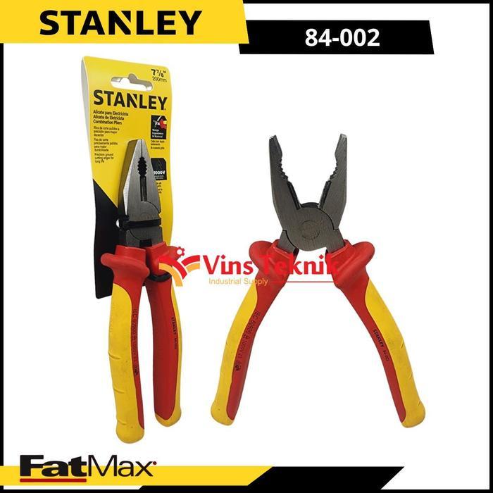 STANLEY Tang Kombinasi Tang Listrik VDE Combination Pliers 8" 84-002