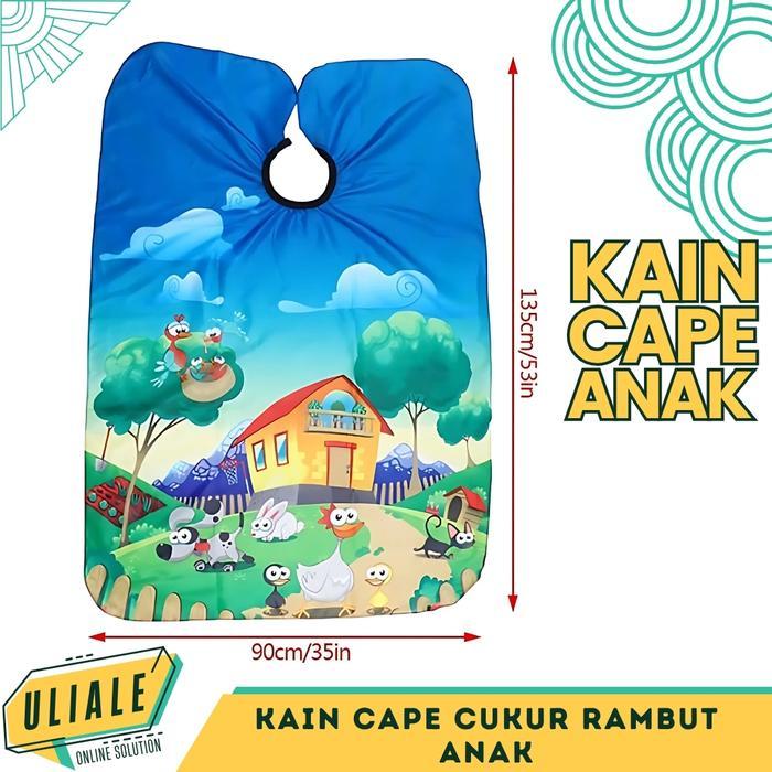 Kain Kep Kain Potong Rambut Anak Kain Cukur Rambut Barber Anak Cape Murah