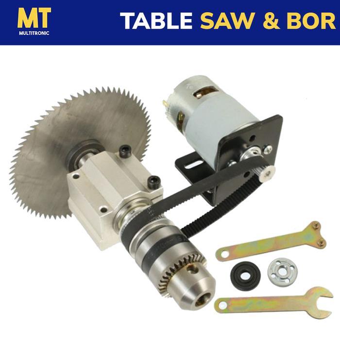 Dinamo Motor 775 Mini Bench Drill plus Table Saw (8055)