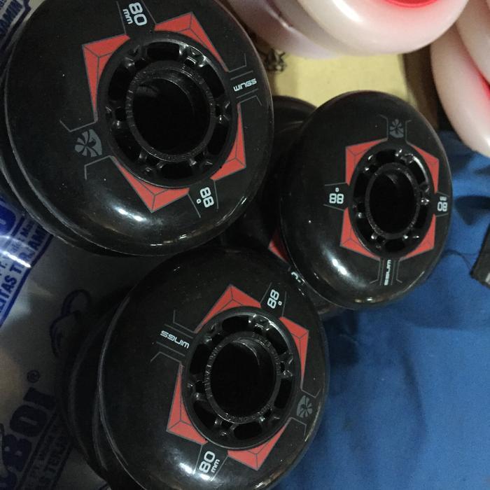 Ready Wheels Inline Skate Roda Sepatu Roda Flying Eagle 80Mm 88A