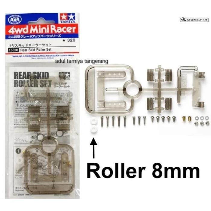 TAMIYA 15520 REAR SKID ROLLER SET