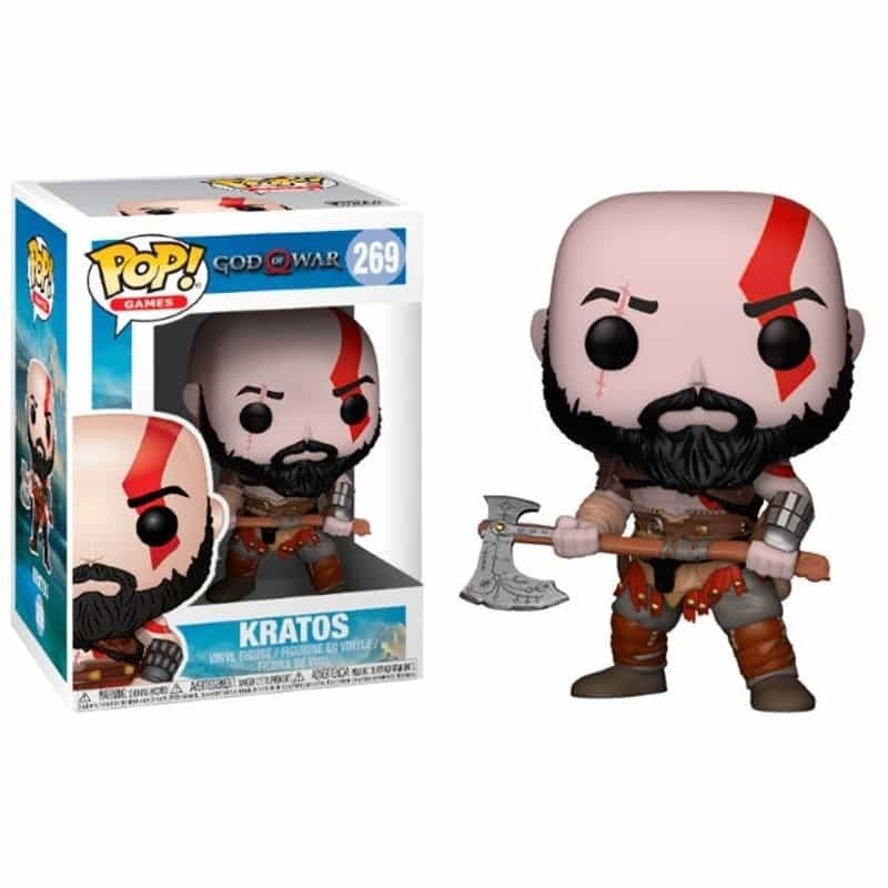 FUNKO POP God of War Kratos 269# Toy Pvc Action Figures Official Licensed Product Vinyl Model Toys