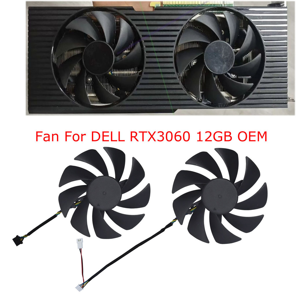 Video Card Cooling,GPU Cooler Graphics Cards Fan For DELL For LENOVO RTX3080 RTX3090 RTX 3060 3070
