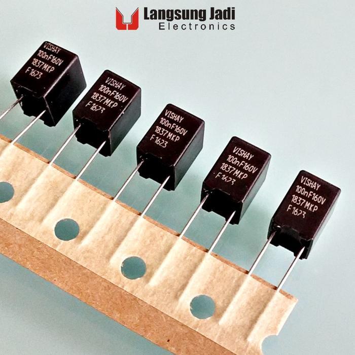 100Nf 160V Vishay Mkp1837 Capacitor 0.1Uf 0,1 Uf Mkp 1837 #Gratisongkir