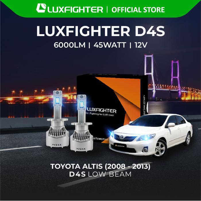 LUXFIGHTER D-SERIES D4S LAMPU MOBIL LED TOYOTA COROLLA ALTIS 2008-2013 SOCKET D4S LOWBEAM PNP