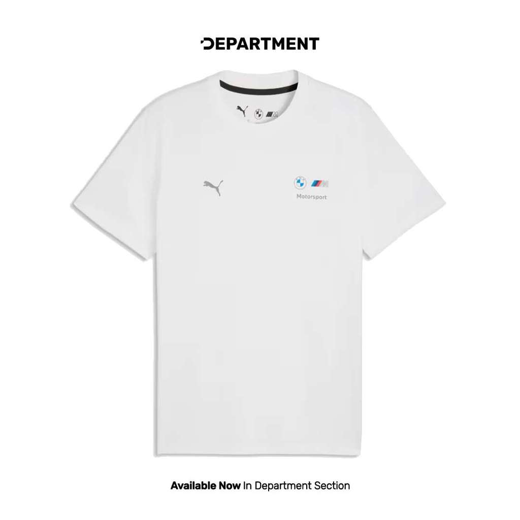 Kaos Pria PUMA BMW MMS ESSENTIALS LOGO 63489702 ORIGINAL