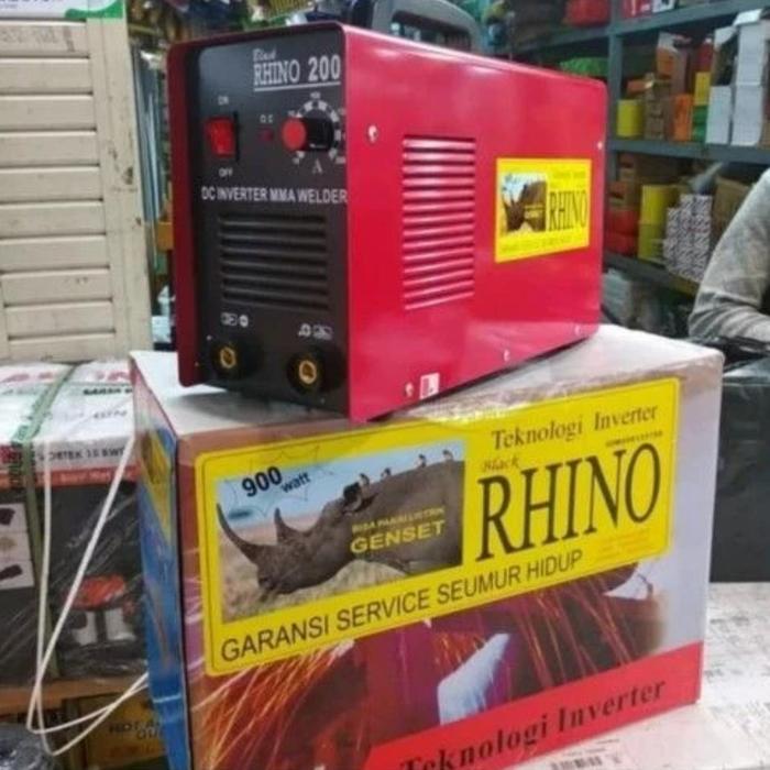 MESIN LAS INVERTER RHINO 200A-MESIN TRAFO LAS MMA RHINO 200A