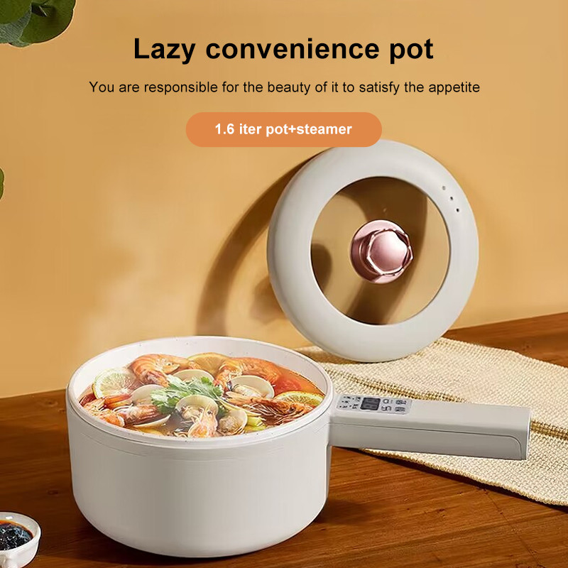 URINGO 1.6/2L Electric Hot Pot Five-speed Adjustable Multi-function Electric Cooker Non Stick Pan