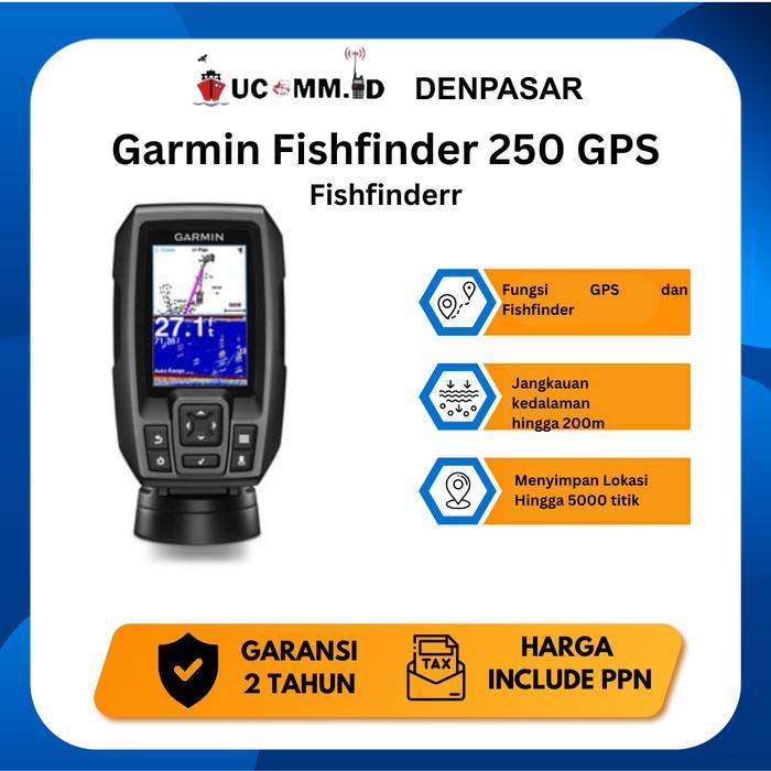 Garmin FF250 FF 250 Fishfinder GPS APAC CHIRP Transducer Fish Finder Alat Penangkap Pelacak Ikan Bah