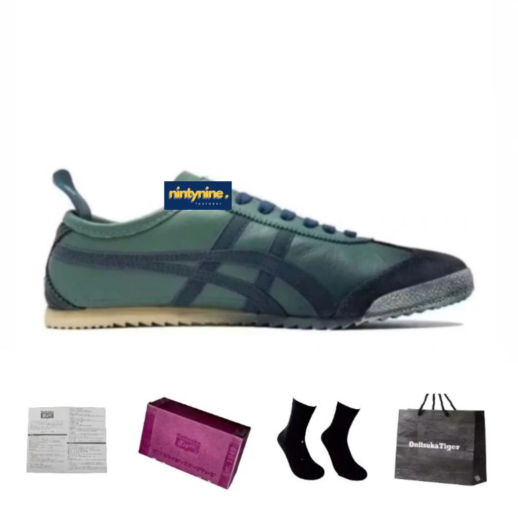 Sepatu 0nitsuka Tlger Mexco 66 Deluxe - Blue Vintage