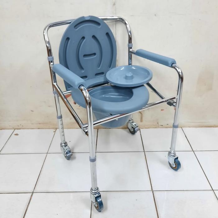 Ready Kursi BAB / Kursi Toilet / Kursi Commode Comode Chair Sella Roda 4