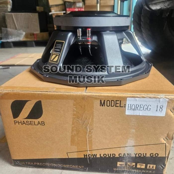 Speaker Komponen Phaselab Horegg 18 Horeg 18 inch 18in